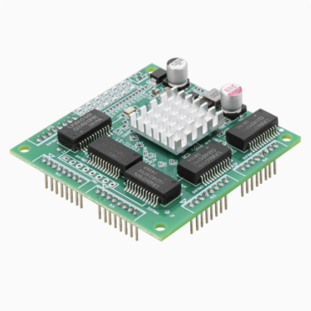 Micro Mini 5-port Gigabit onboard pin module